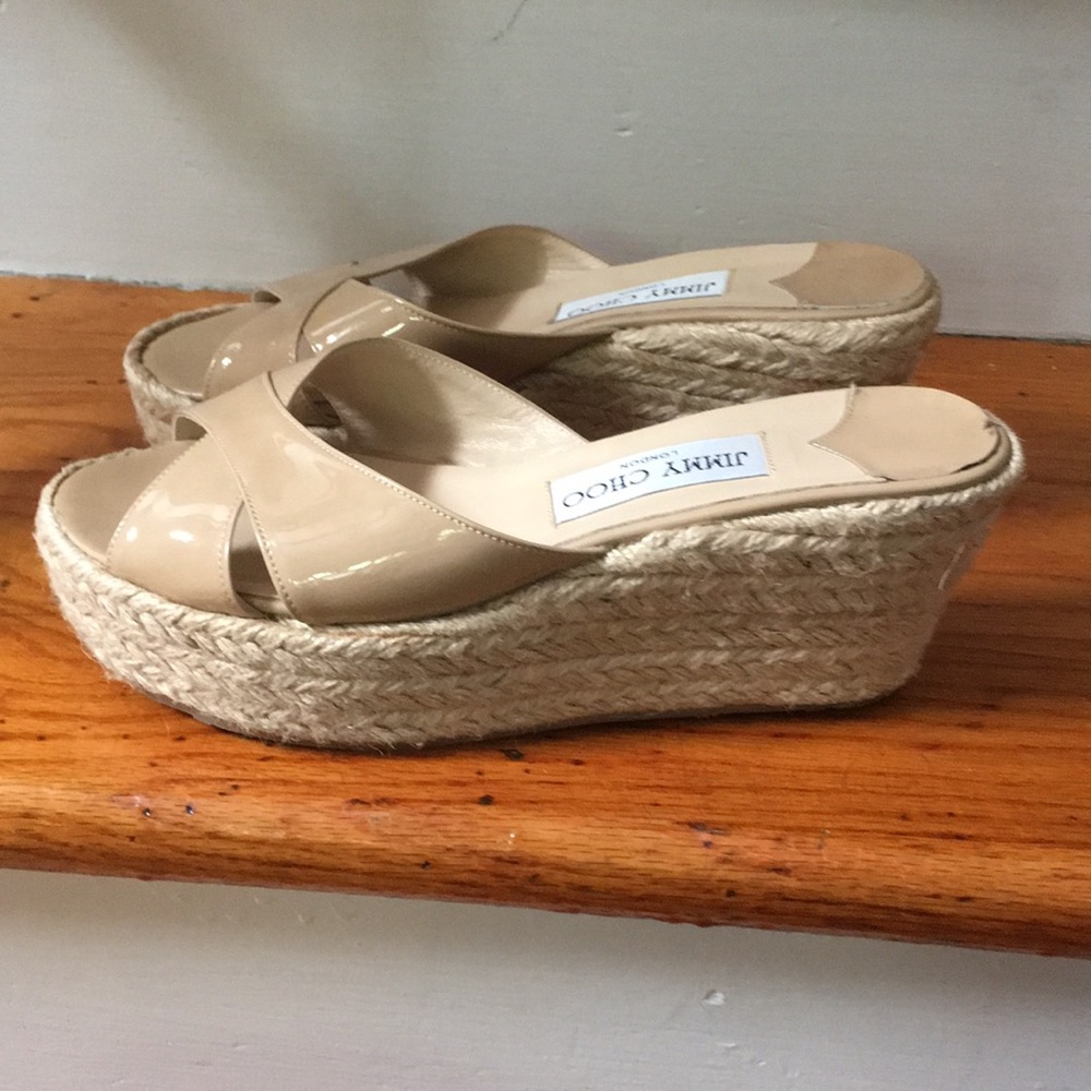 Jimmy Choo espadrille wedge